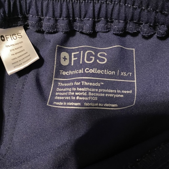 Figs Navy Blue Scrub Set - Picture 3 of 6